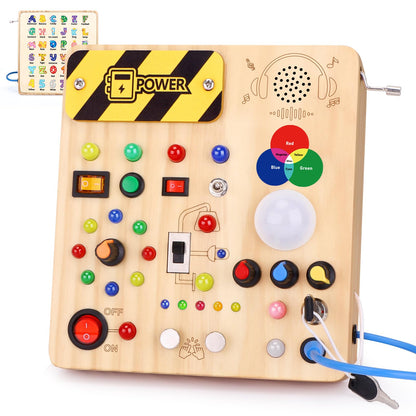 Montessori Busy Board Sensory Learning Toy