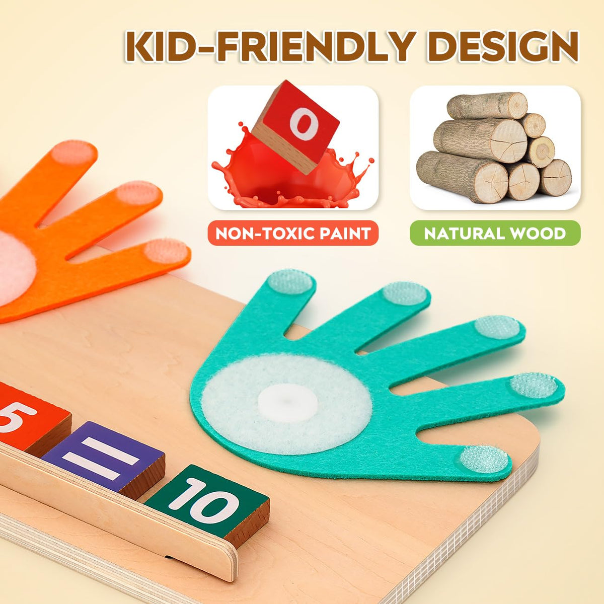 Preschool Math Counting Blocks Learning Toy