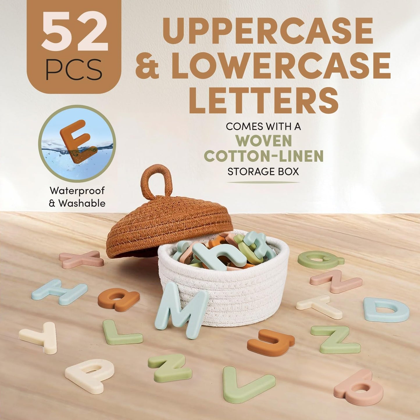 JoyCat Silicone Alphabet Magnetic Letters