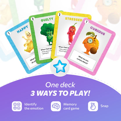 Kids Emotion Cards Feelings Learning Deck