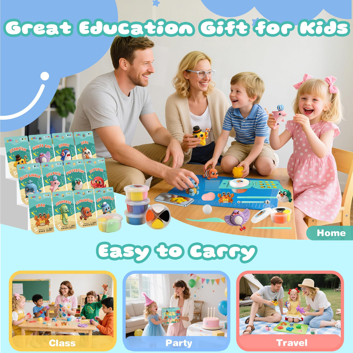 Nicella Air Dry Clay Kit