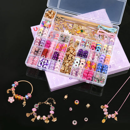 305-Piece Charm Bracelet Making Kit for Kids
