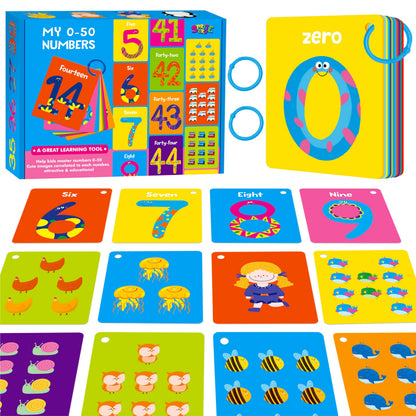 52-Piece Money & Time Learning Flash Cards