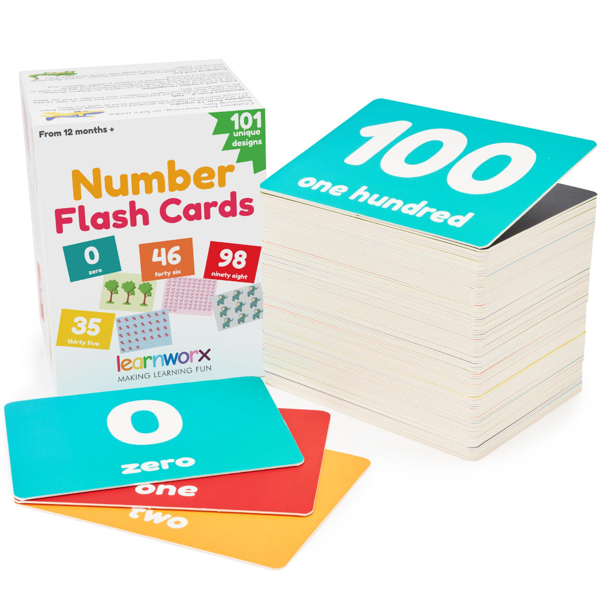 Number Flash Cards Counting Learning Toy