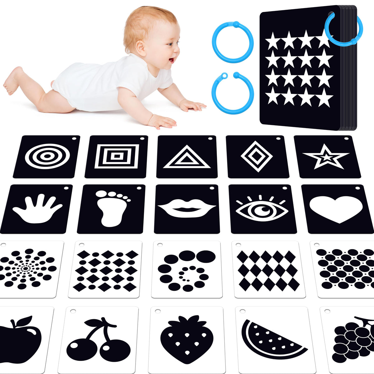 52-Piece Money & Time Learning Flash Cards