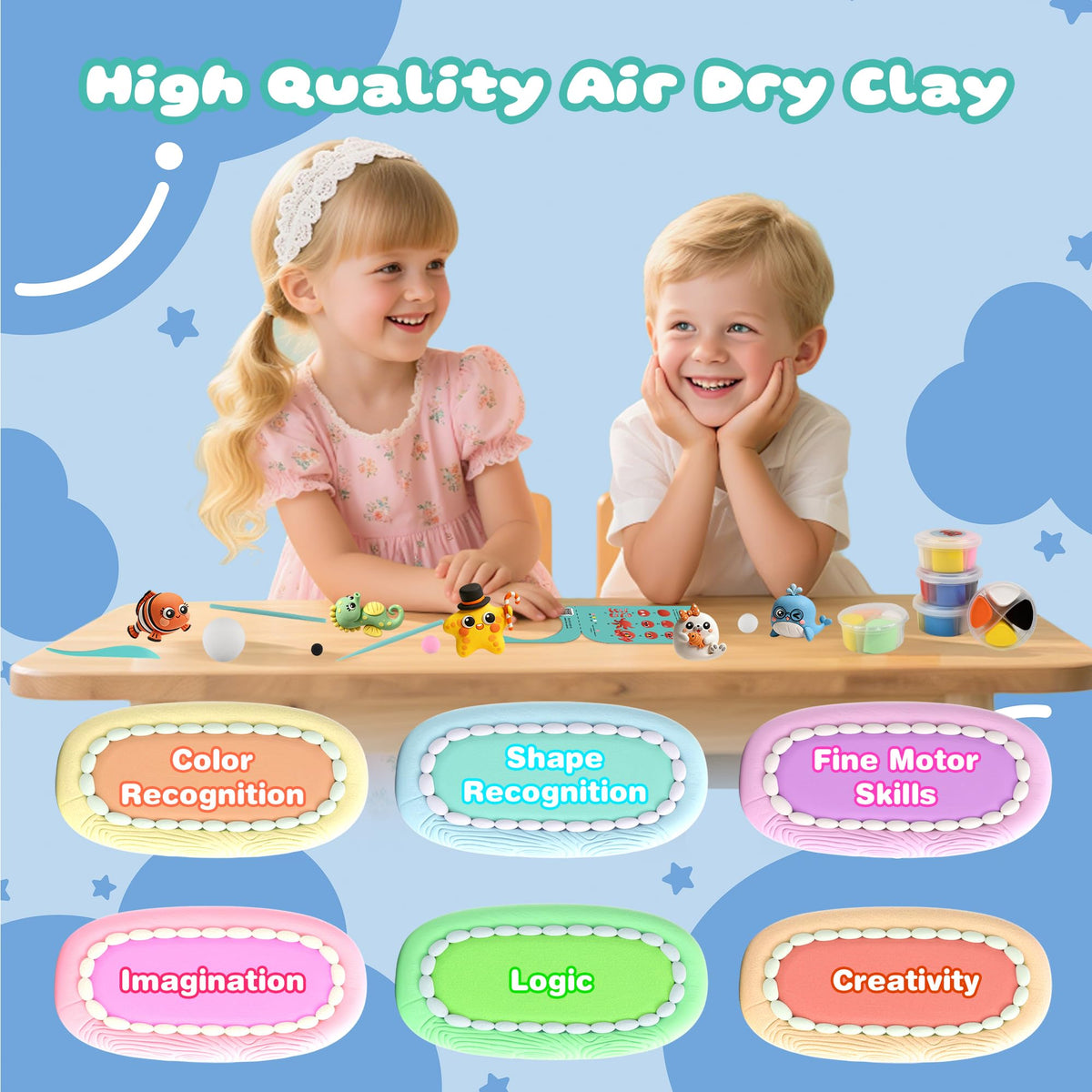 Nicella Air Dry Clay Kit