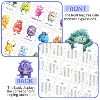 Monster Feelings Emotion Flash Cards