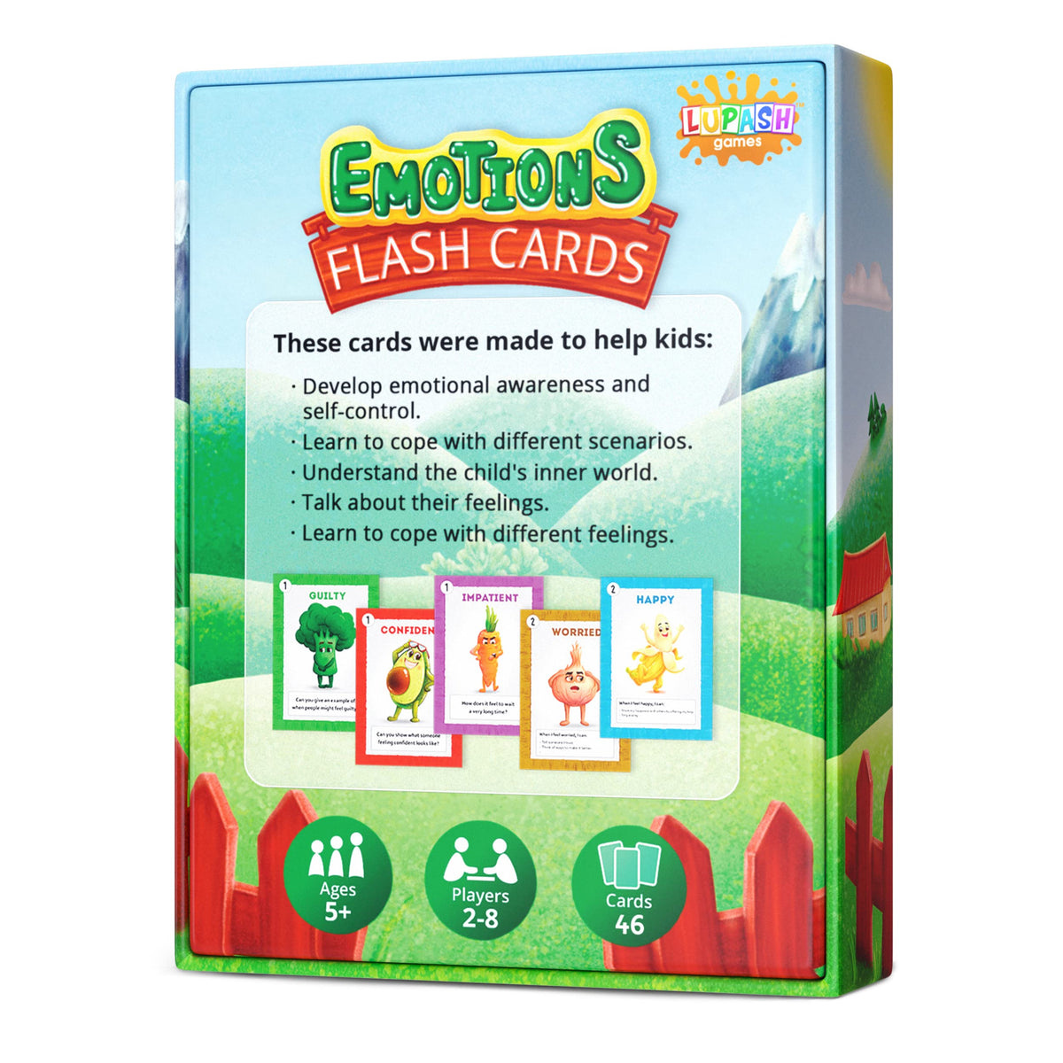 Kids Emotion Cards Feelings Learning Deck