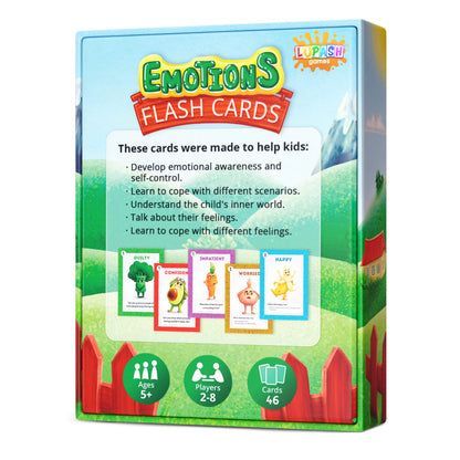 Kids Emotion Cards Feelings Learning Deck