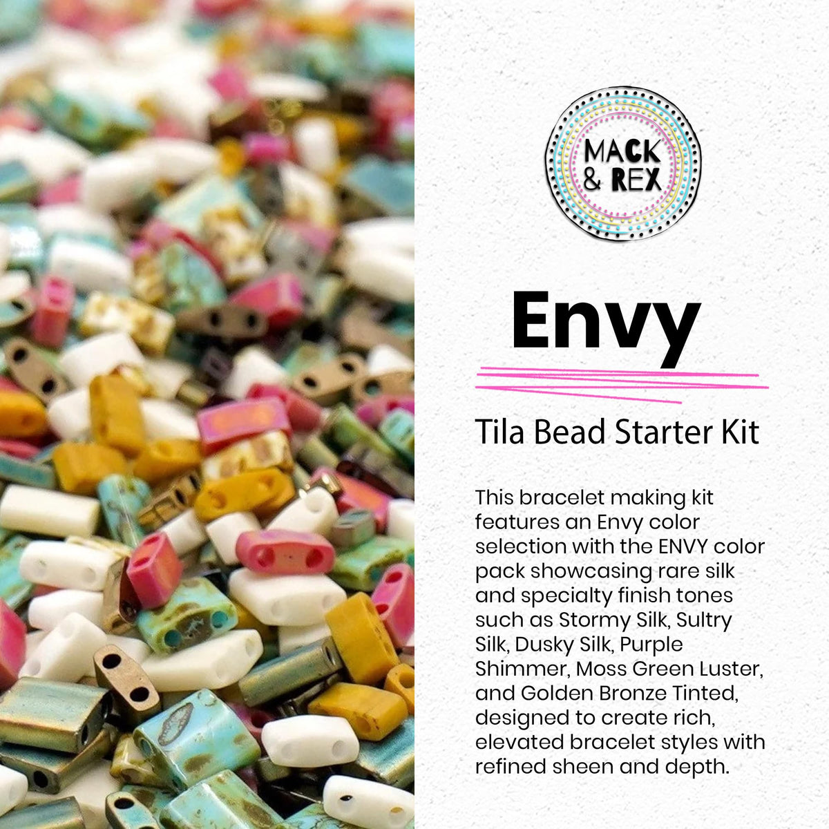 Mack & Rex Tila Starter Kit - Makes 20 Bracelets