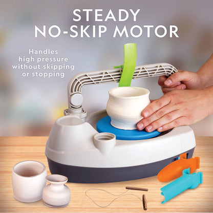 Kids Pottery Wheel & Creative Clay Art Kit