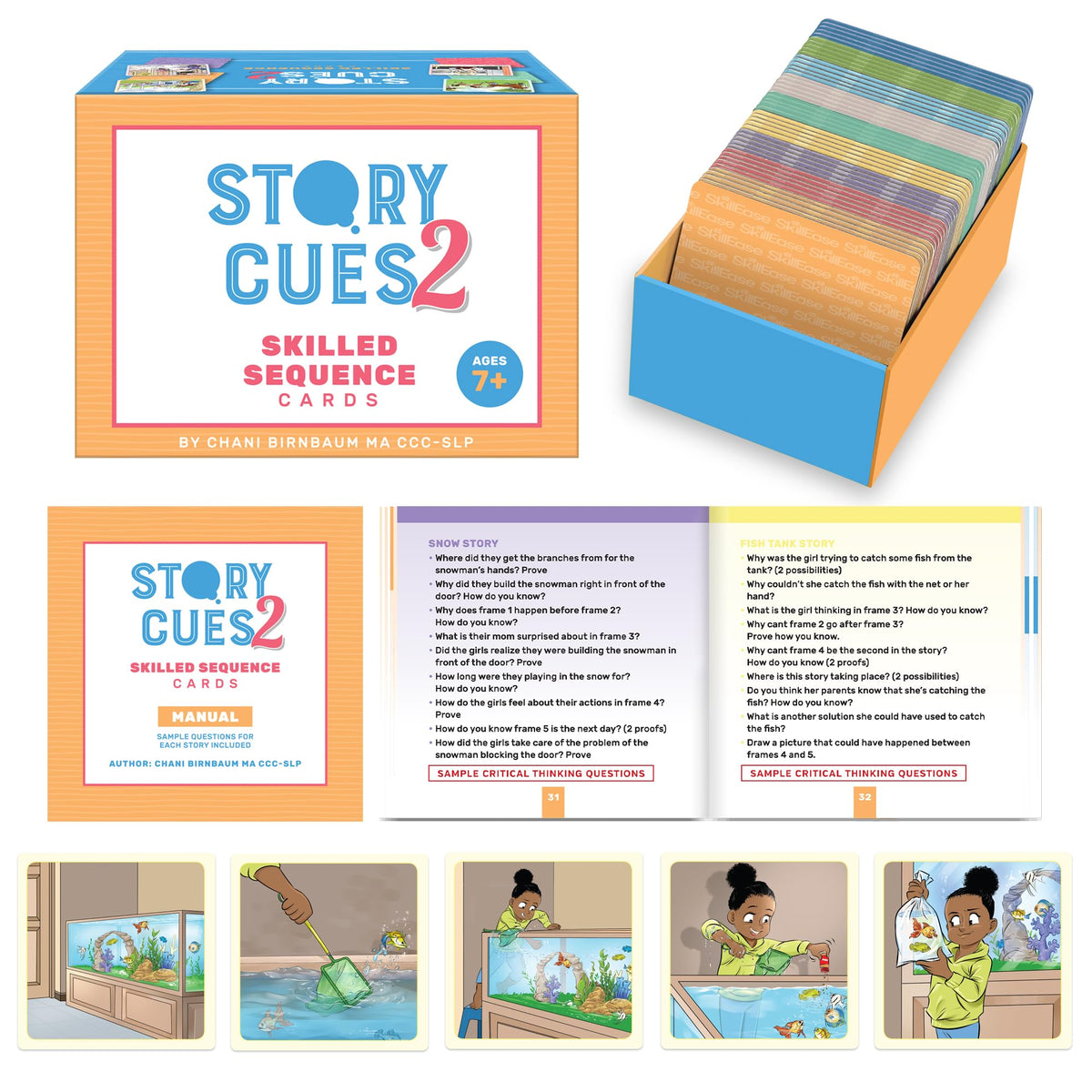 Story Sequencing Cards Speech Learning Game