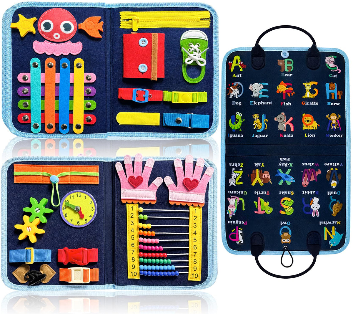 Montessori Busy Board Toddler Activity Toy