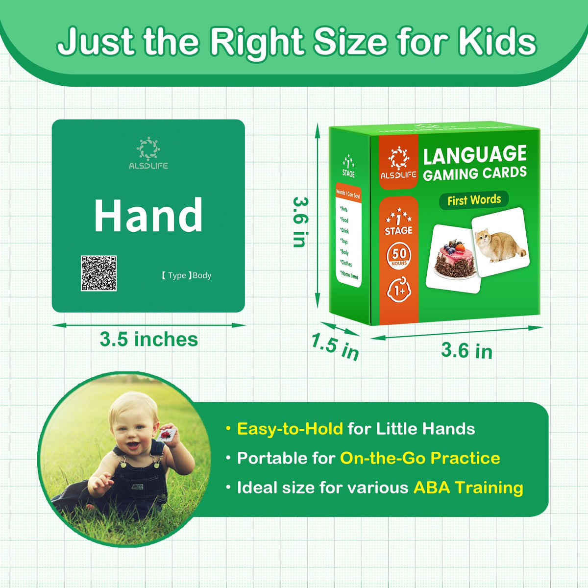 First Words Noun Flash Cards Learning Set