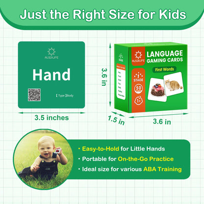 First Words Noun Flash Cards Learning Set