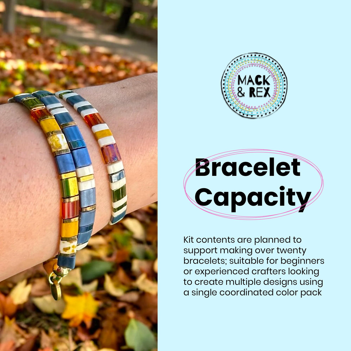 Mack & Rex Tila Starter Kit - Makes 20 Bracelets