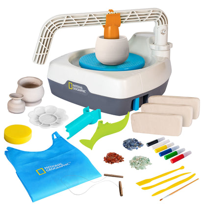 Kids Pottery Wheel & Creative Clay Art Kit