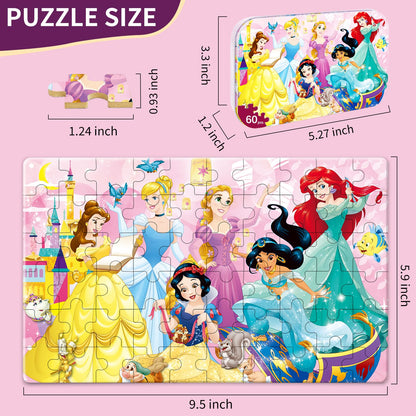 Kids 60-100 Piece Jigsaw Puzzle Set