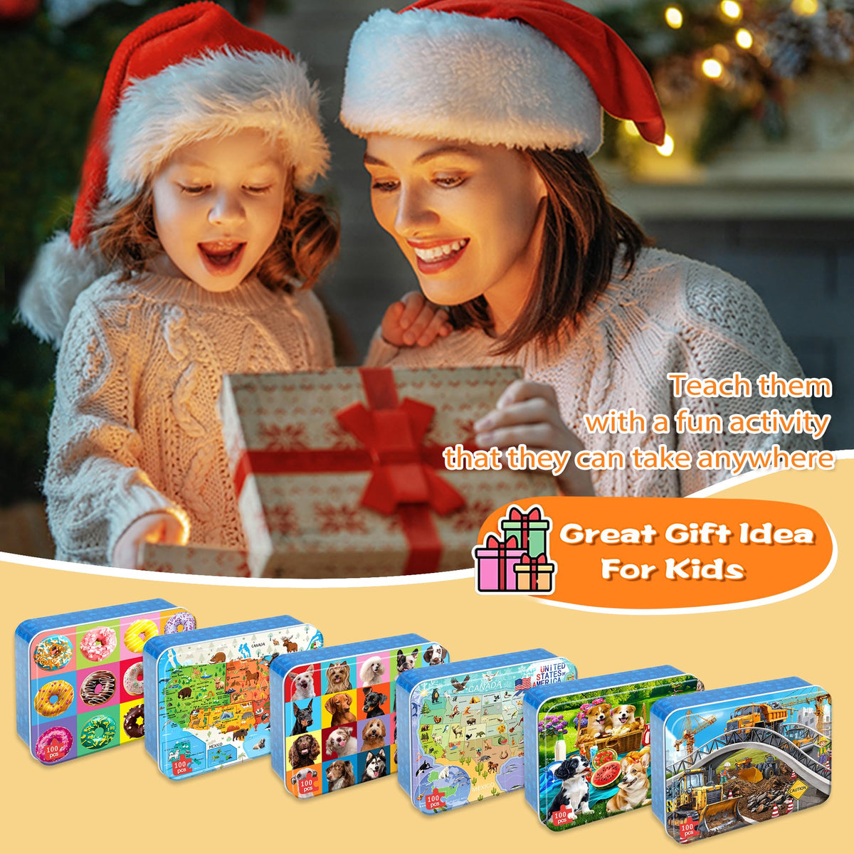 Kids 60 Piece Jigsaw Puzzle Set