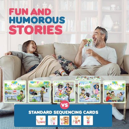 Story Sequencing Cards Speech Learning Game