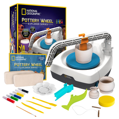 Kids Pottery Wheel & Creative Clay Art Kit