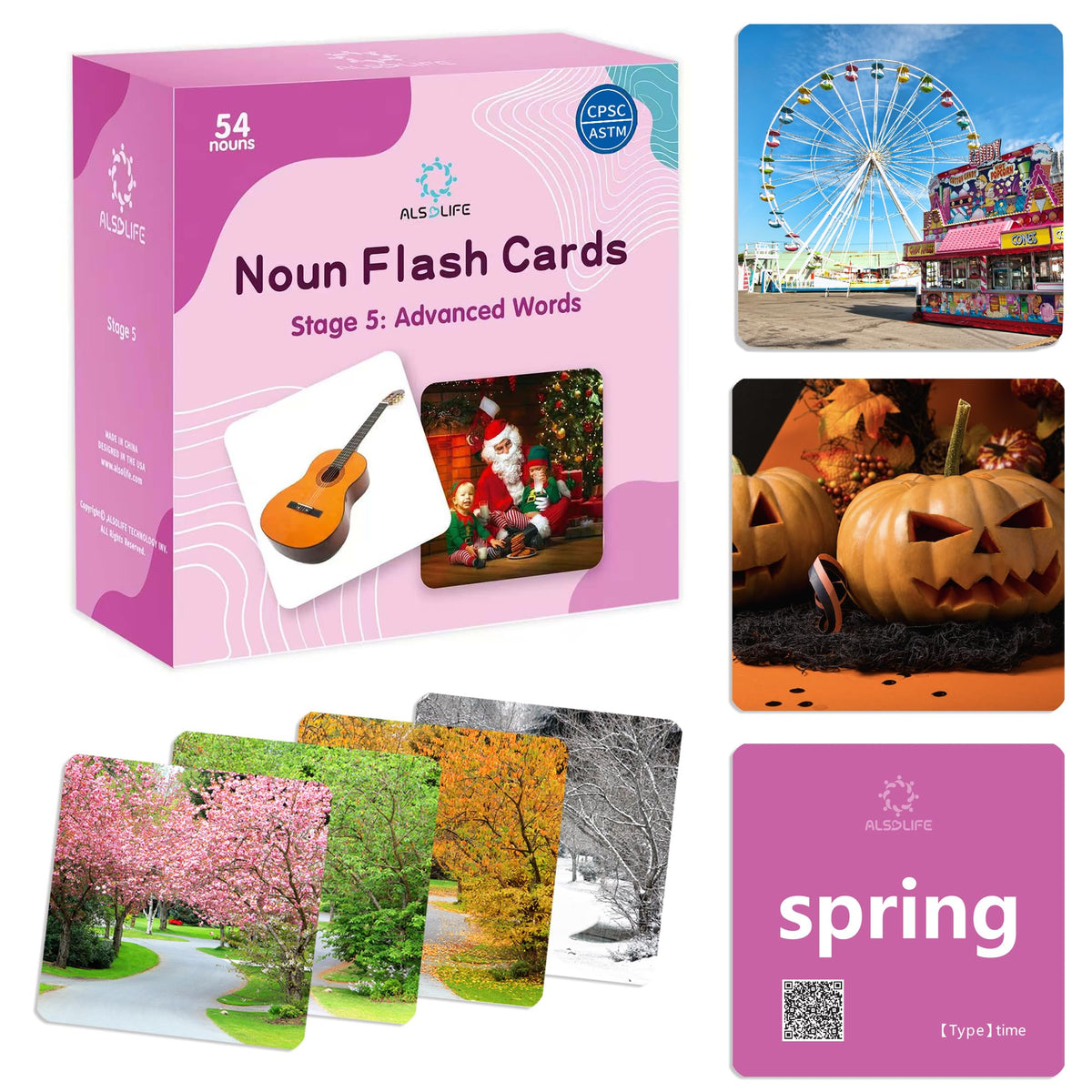 First Words Noun Flash Cards Learning Set