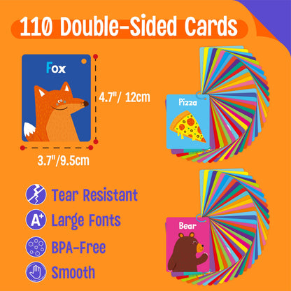 52-Piece Money & Time Learning Flash Cards