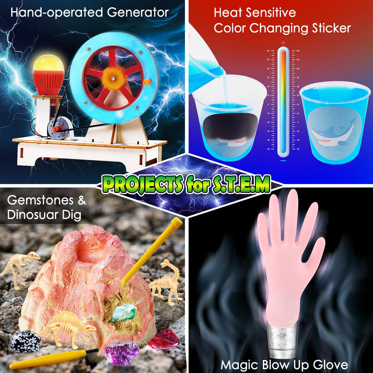 Large Science Experiment Kit for Kids