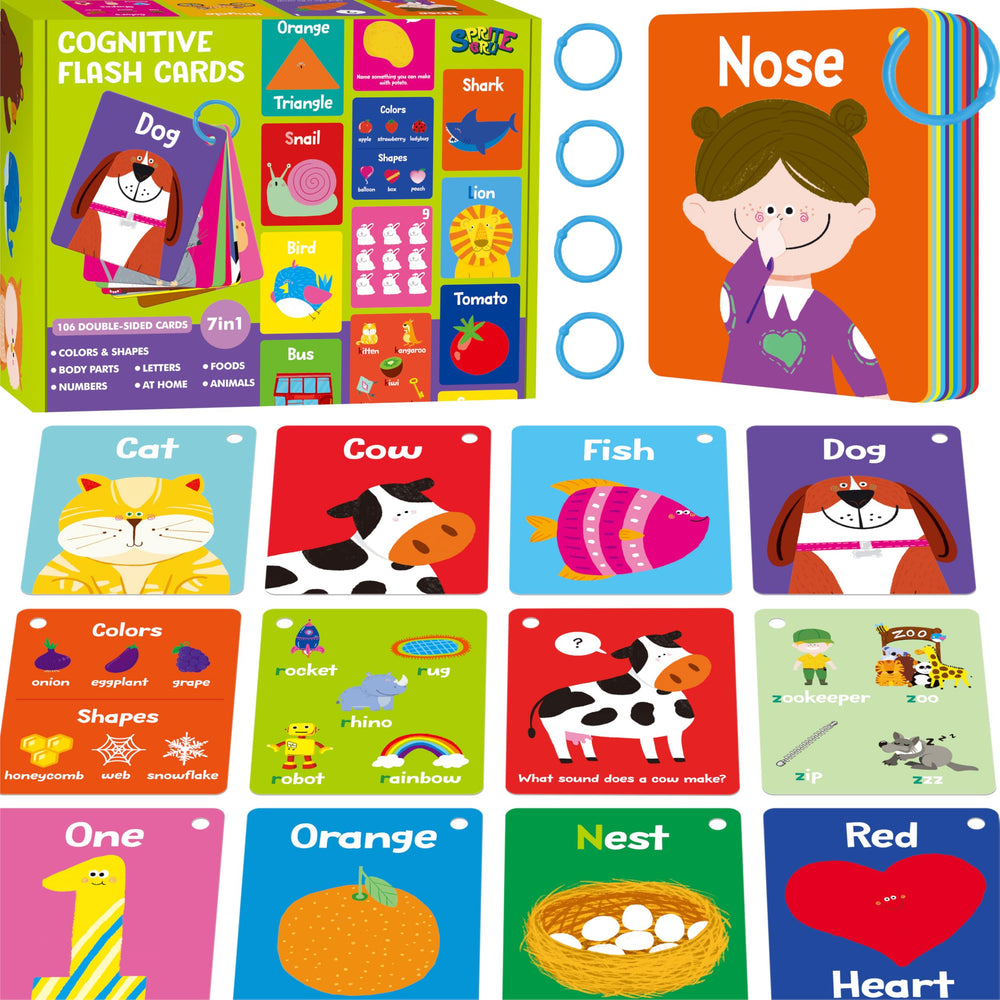 52-Piece Money & Time Learning Flash Cards