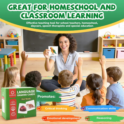 First Words Noun Flash Cards Learning Set