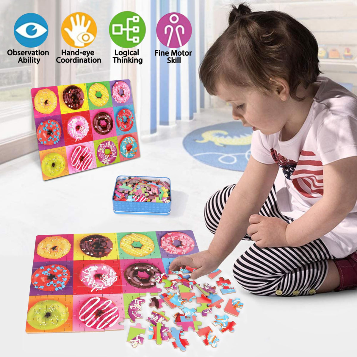 Kids 60 Piece Jigsaw Puzzle Set