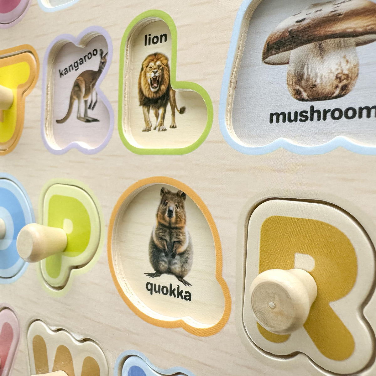 QUOKKA Wooden Puzzles for Toddlers 1-3