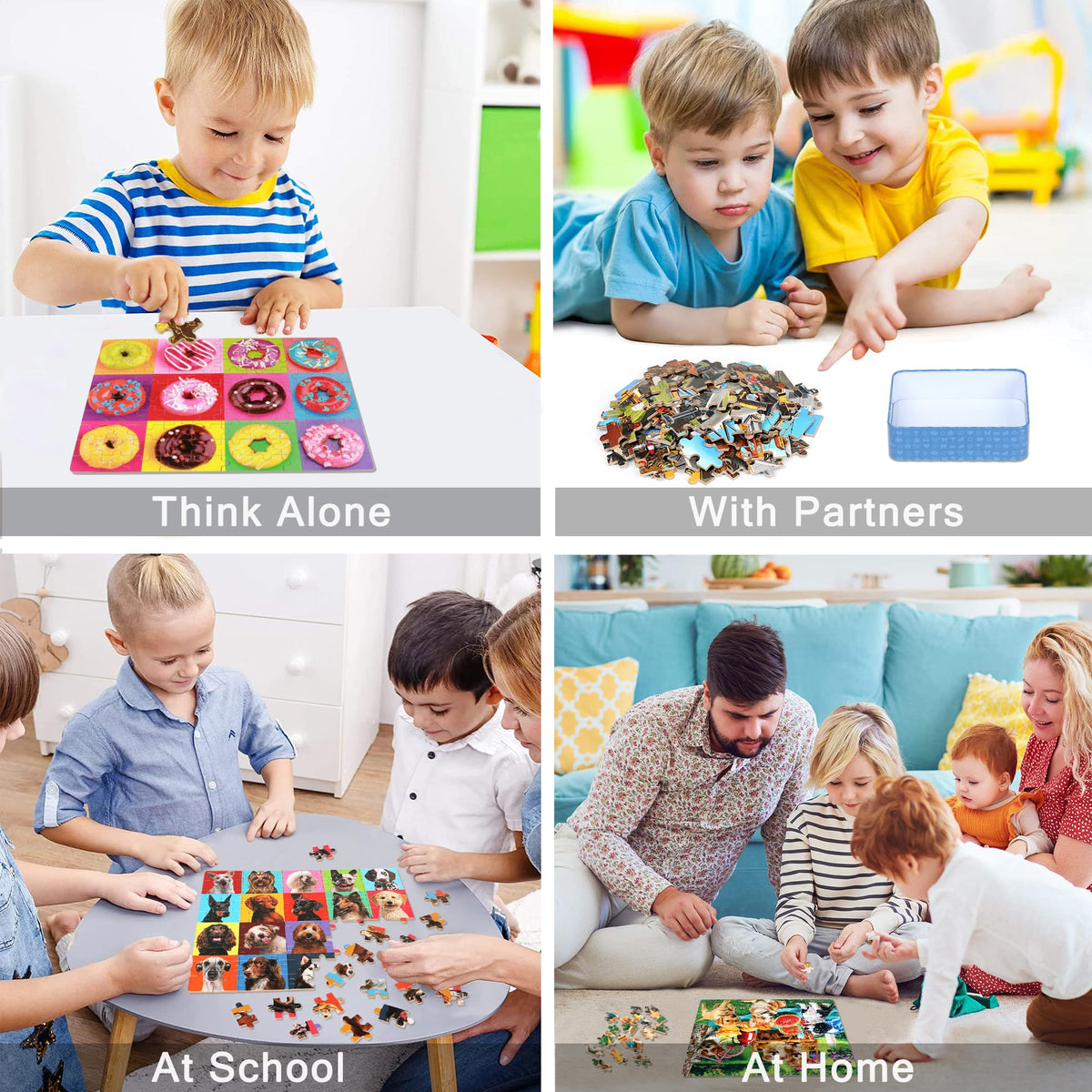 Kids 60 Piece Jigsaw Puzzle Set