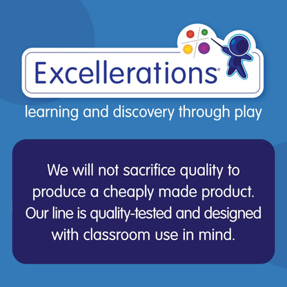 Excellerations Numbers and Letters Bean Bag - Set of 46