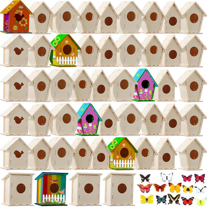 Kids DIY Wooden Birdhouse Craft Kit