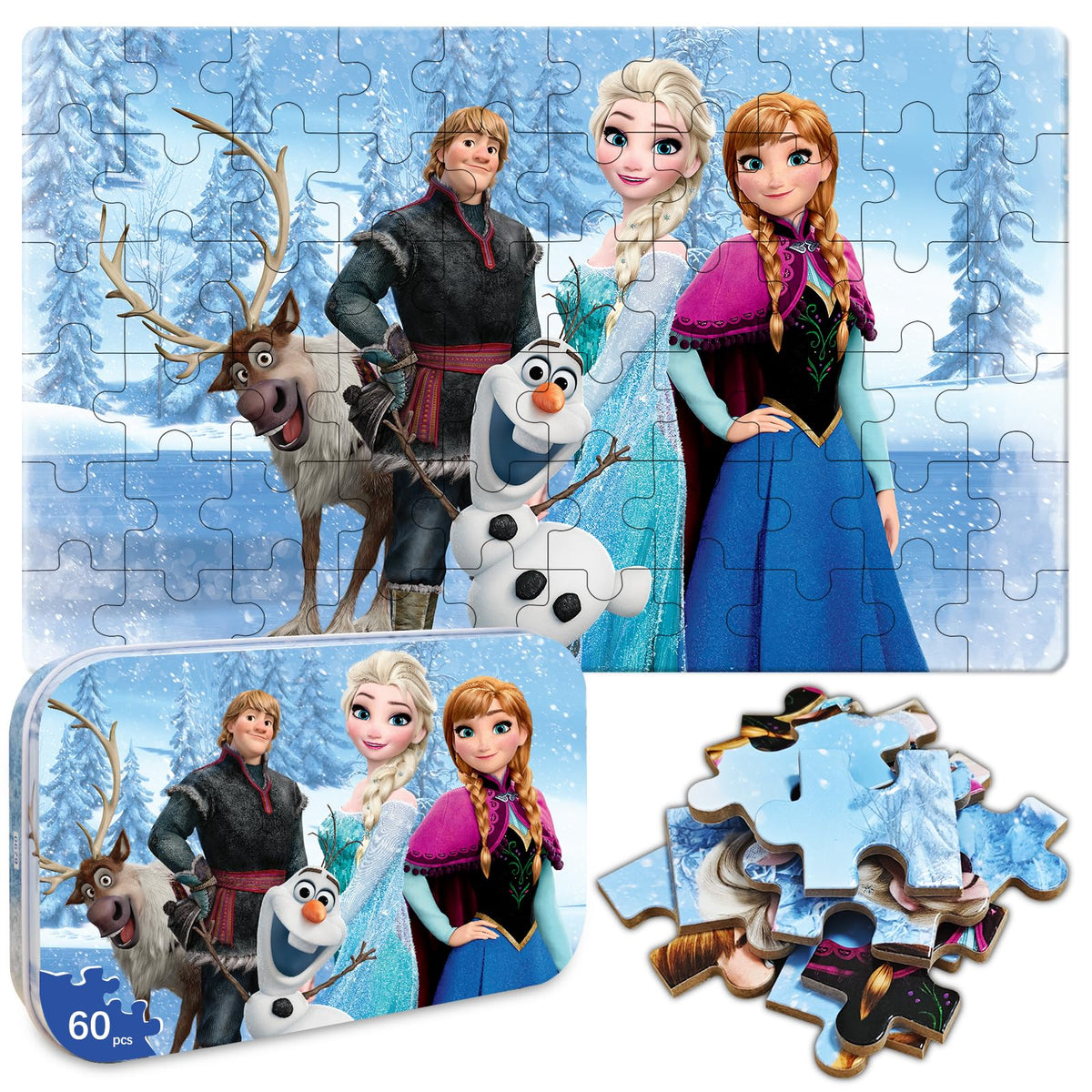 Kids 60-100 Piece Jigsaw Puzzle Set