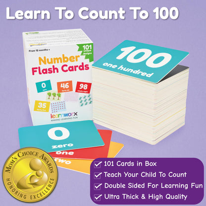 Number Flash Cards Counting Learning Toy