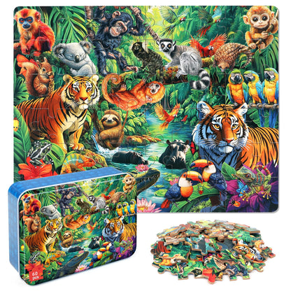 Kids 60 Piece Jigsaw Puzzle Set