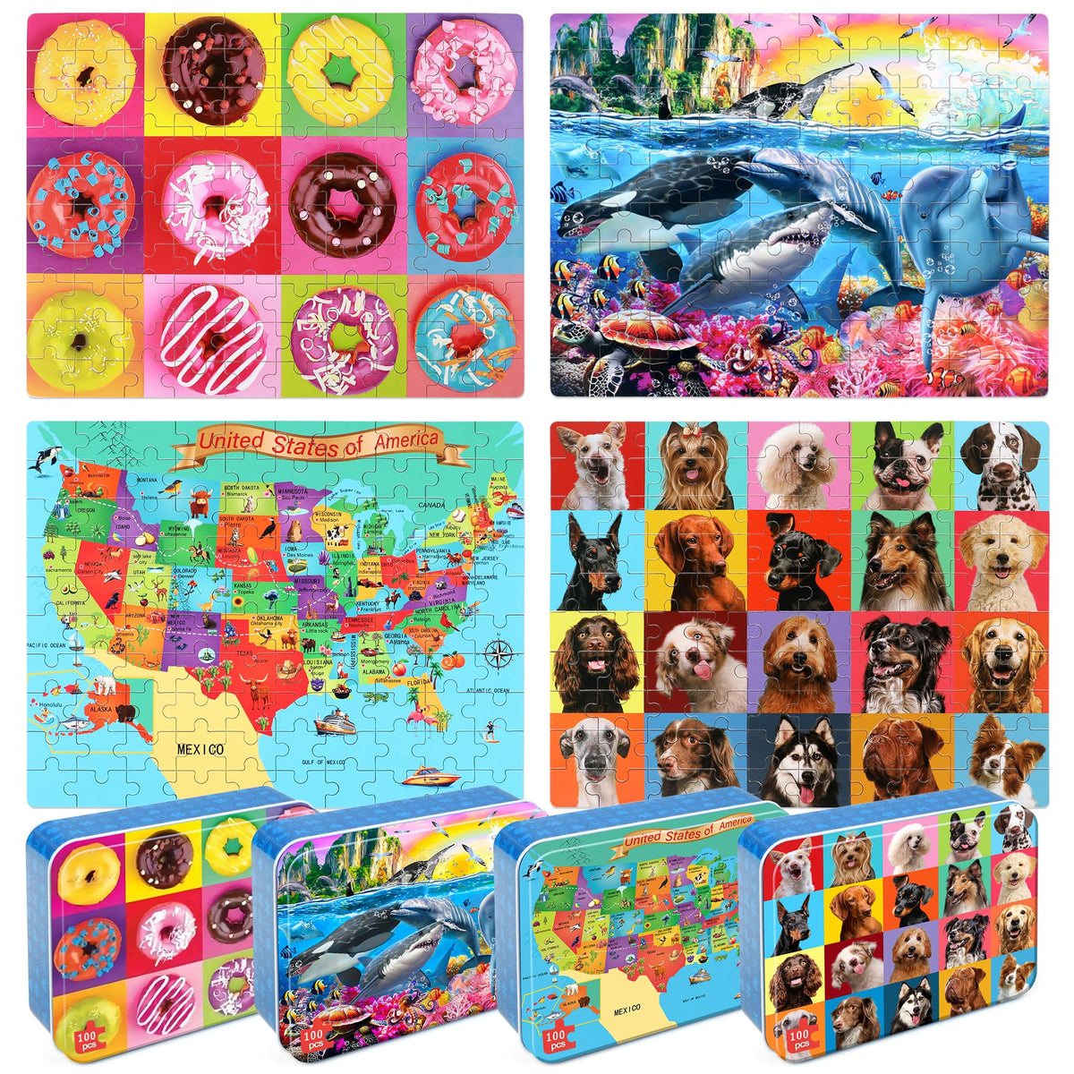 Kids 60 Piece Jigsaw Puzzle Set