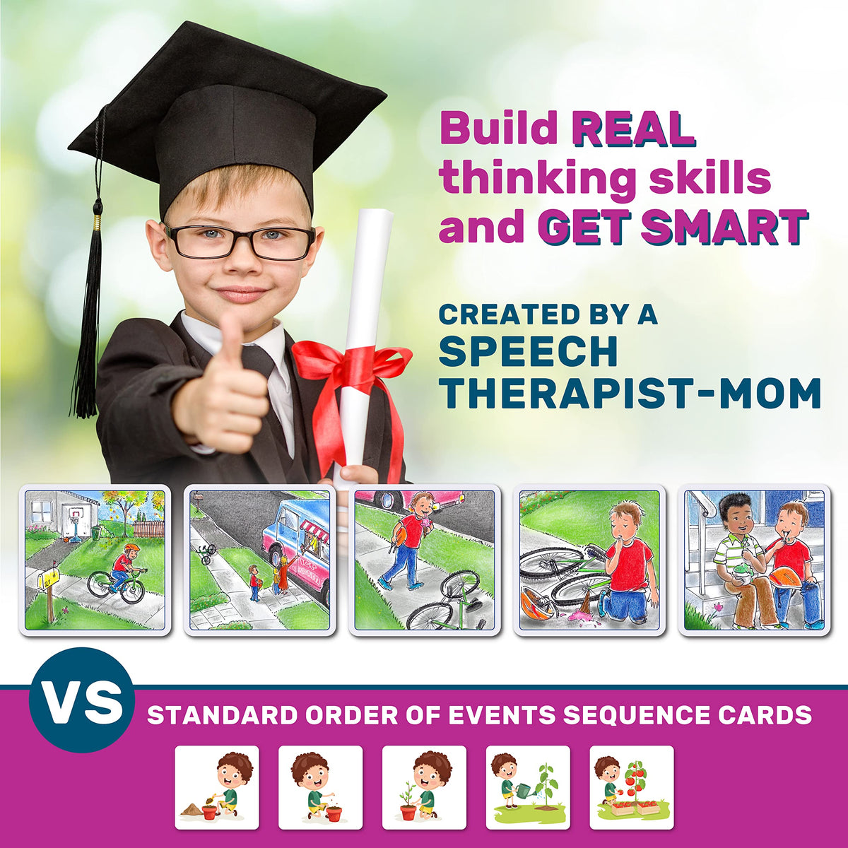 Story Sequencing Cards Speech Learning Game