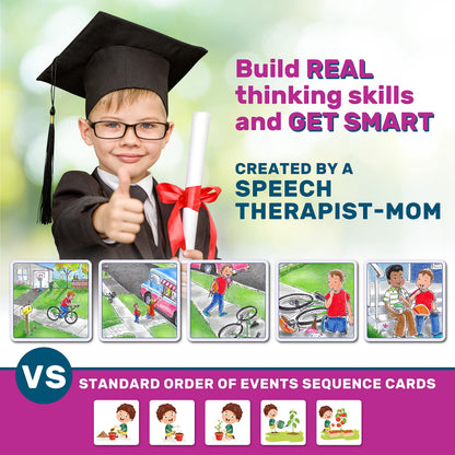 Story Sequencing Cards Speech Learning Game