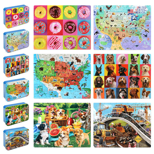 Kids 60 Piece Jigsaw Puzzle Set