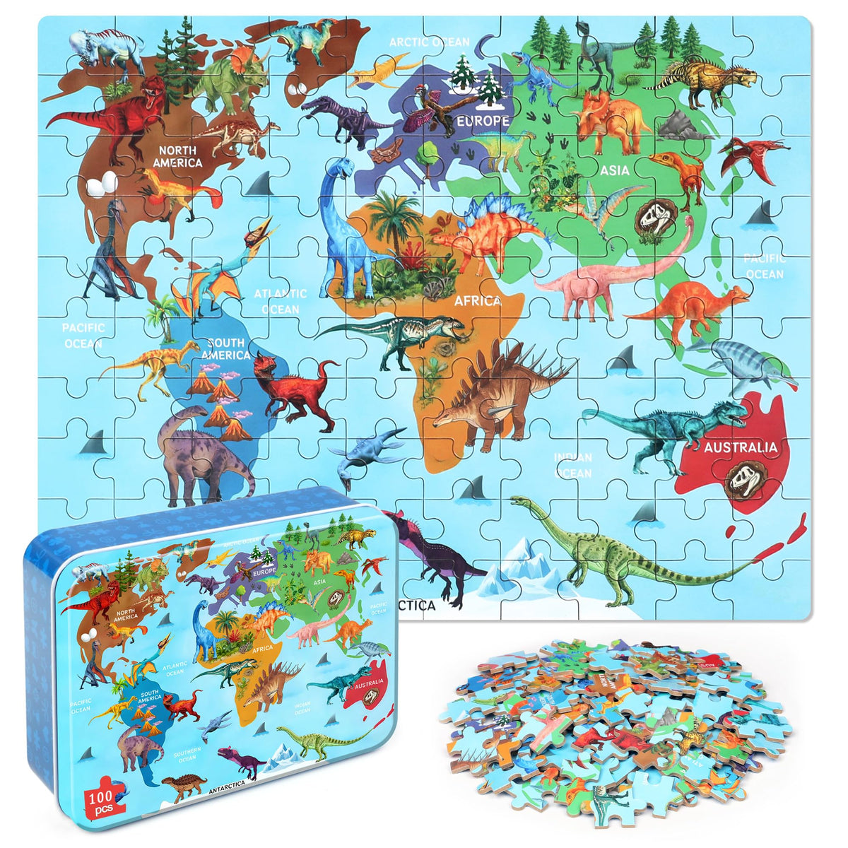 Kids 60 Piece Jigsaw Puzzle Set