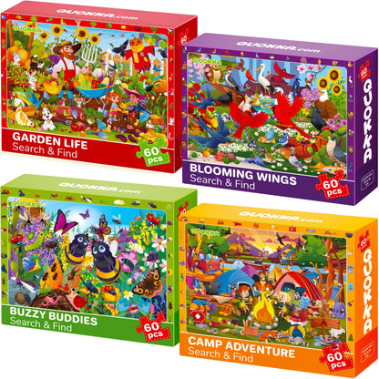 Kids Jigsaw Puzzles 60 Piece Set