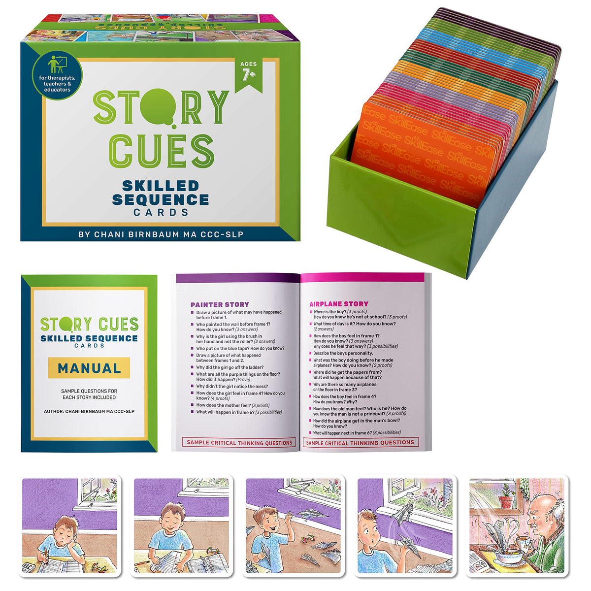 Story Sequencing Cards Speech Learning Game