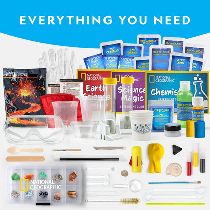 Mega Science Kit Crystal & Experiment Set