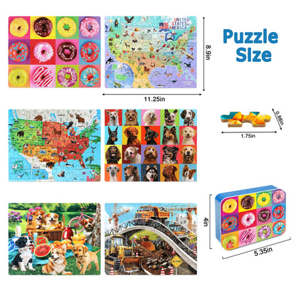 Kids 60 Piece Jigsaw Puzzle Set