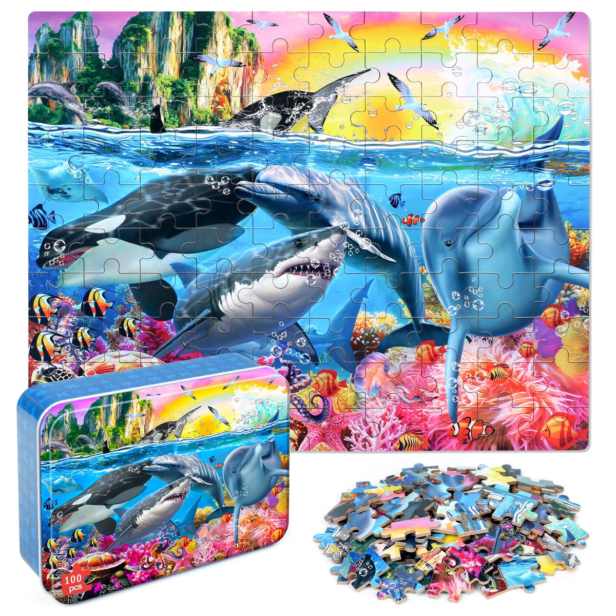 Kids 60 Piece Jigsaw Puzzle Set