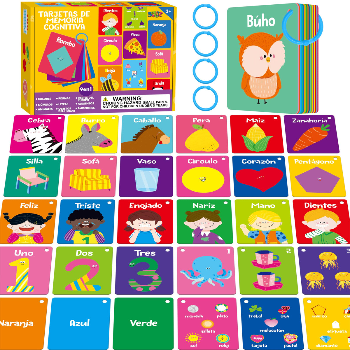 52-Piece Money & Time Learning Flash Cards