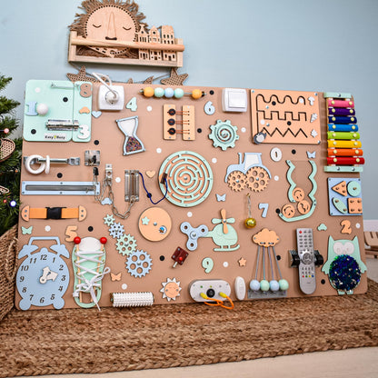 Toddler Busy Board Sensory Activity Toy
